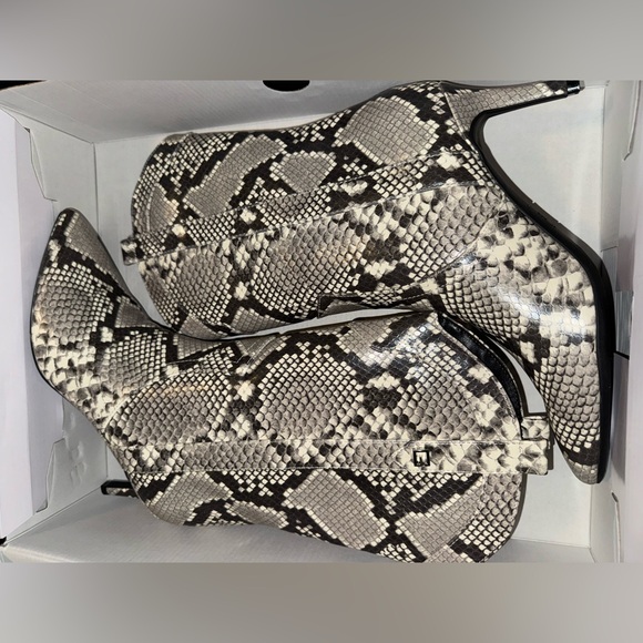 Guess Snake Print Heeled Boots - Picture 2 of 5